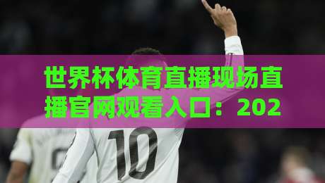 世界杯体育直播现场直播官网观看入口：2026年官方渠道全攻略