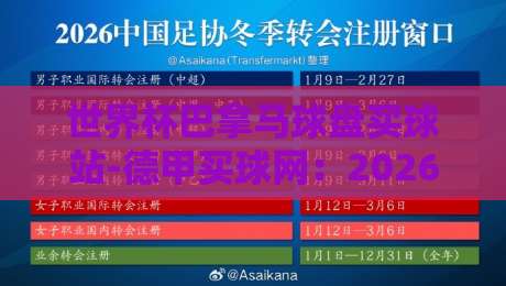 世界杯巴拿马球盘买球站-德甲买球网:2026年球迷必懂的三大选站陷阱