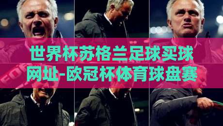世界杯苏格兰足球买球网址-欧冠杯体育球盘赛：2026年球迷的实用甄别指南