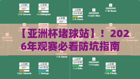 【亚洲杯堵球站】!2026年观赛必看防坑指南
