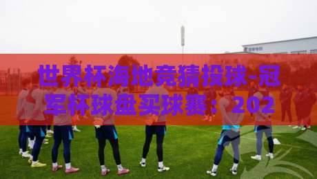 世界杯海地竞猜投球-冠军杯球盘买球赛：2026年新趋势与避坑指南